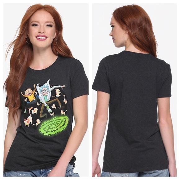 Boxlunch Tops - BOXLUNCH | Black Rick & Morty Graphic T-Shirt